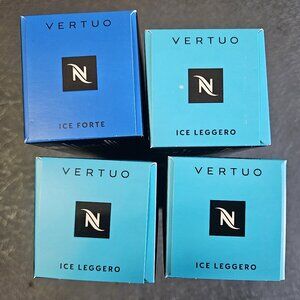 Nespresso VERTUO pods - Ice Leggero & Ice Forte- 4 BOXES NEW